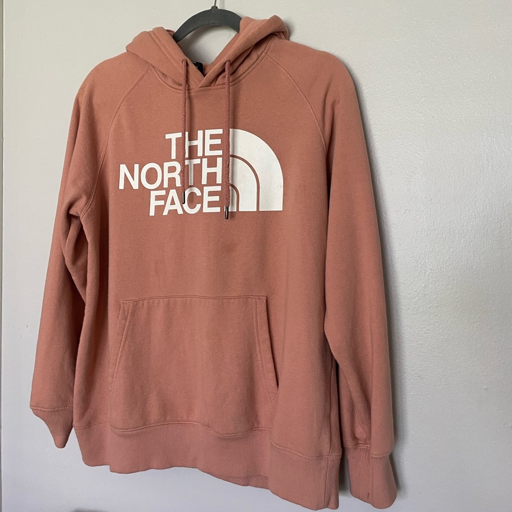 Pink North Face Hoodie
